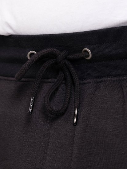 D555 Dexter 1 Cargo Jogger With Bear Embroidery Čierna - Tepláky & teplákové kraťasy - Tepláky & Teplákové kraťasy - 2XL-12XL