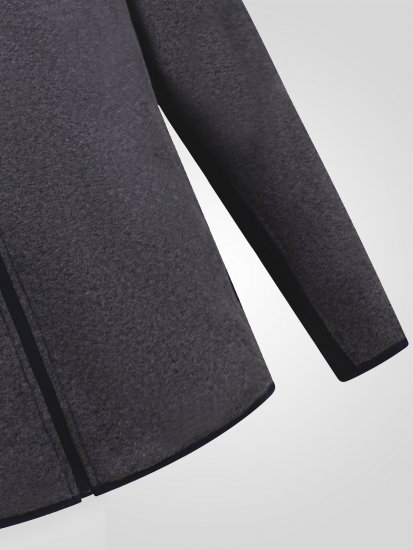 D555 Conrad Detachable Hood Bonded Fleece Zip Through Hoody Námornícka modrá - Mikiny & mikiny bez kapucne - Mikiny & Mikiny s Kapucňou 2XL-12XL