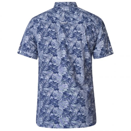 D555 Sheldon Hawaii Shirt Navy - Košele - Košele 2XL-10XL