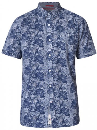 D555 Sheldon Hawaii Shirt Navy - Košele - Košele 2XL-10XL
