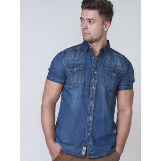 D555 Mike Denim Shirt - Košele - Košele 2XL-10XL