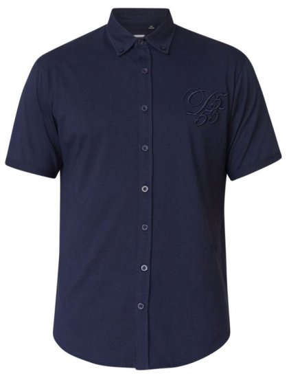 D555 Beaver Couture Jersey Shirt Navy - Košele - Košele 2XL-10XL