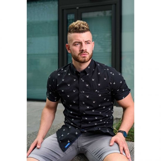 D555 Marley Shirt Black - Košele - Košele 2XL-10XL