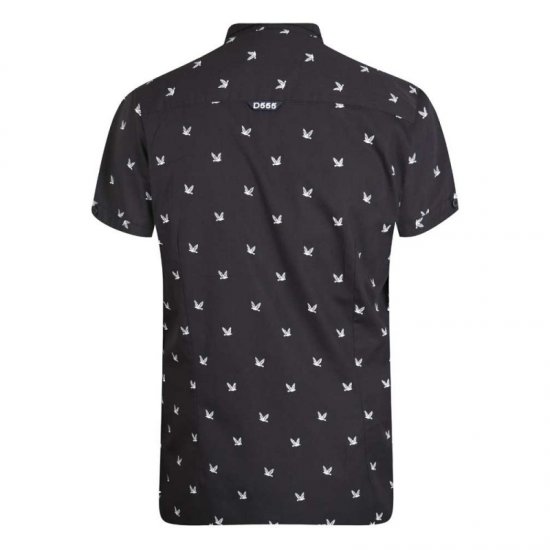 D555 Marley Shirt Black - Košele - Košele 2XL-10XL