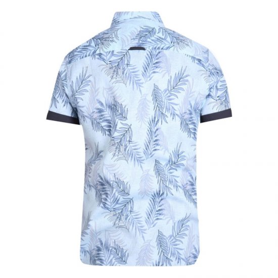 D555 Santana Hawaii Shirt Sky Blue - Košele - Košele 2XL-10XL