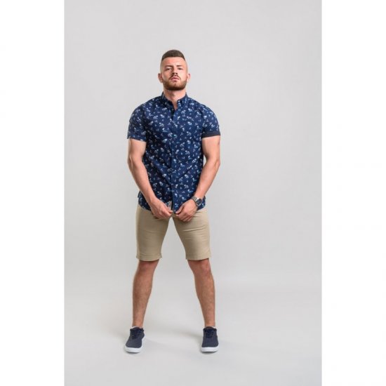 D555 Davian Hawaii Shirt Navy - Košele - Košele 2XL-10XL