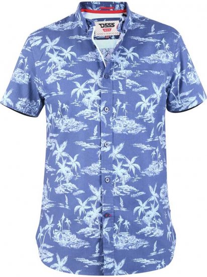 D555 WHITSBURY Hawaiian Print Shirt - Košele - Košele 2XL-10XL