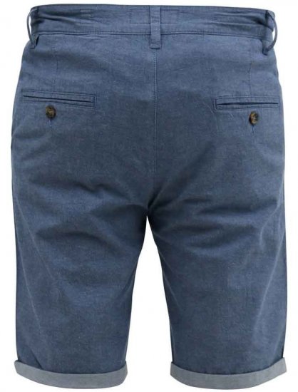 D555 Alderton Stretch Chambray Shorts Navy - Šortky - Šortky W40-W60