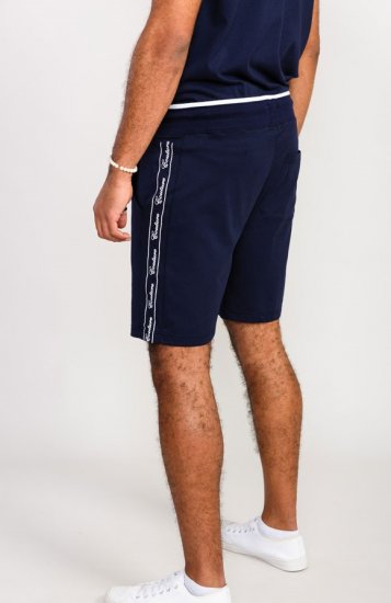 D555 Brantham Couture Elasticated Waistband Shorts Navy - Tepláky & teplákové kraťasy - Tepláky & Teplákové kraťasy - 2XL-12XL