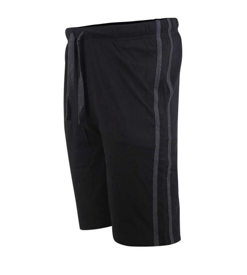 D555 Ryan Jersey Shorts 2-pack Black/Charcoal - Tepláky & teplákové kraťasy - Tepláky & Teplákové kraťasy - 2XL-12XL