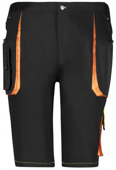 Adamo 109120 Pracovné Šortky Čierne - Pracovné odevy - Pracovné Odevy 3XL-6XL