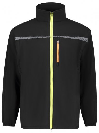 Adamo 109130 Softshellová Pracovná Bunda Čierna - Pracovné odevy - Pracovné Odevy 3XL-6XL
