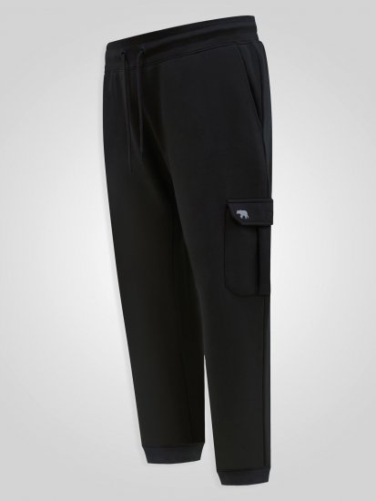 D555 Dexter 1 Cargo Jogger With Bear Embroidery Čierna - Tepláky & teplákové kraťasy - Tepláky & Teplákové kraťasy - 2XL-12XL