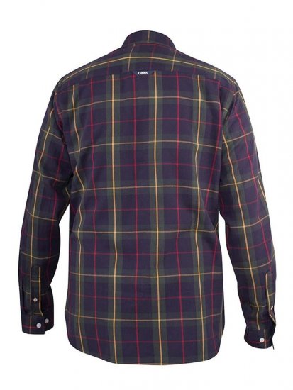 D555 Gladstone Check Button Down Collar Shirt - Košele - Košele 2XL-10XL