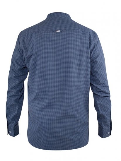 D555 Melbourne Gingham Check Long Sleeve Button Down Shirt - Košele - Košele 2XL-10XL