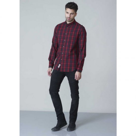 D555 Theo Long Sleeve Check Shirt - Košele - Košele 2XL-10XL