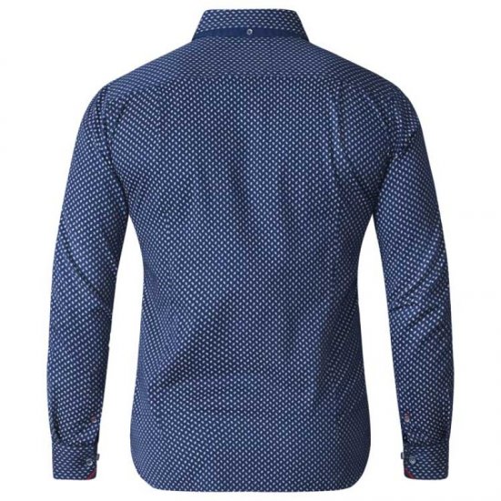 D555 Lavar Long Sleeve Diamond Printed Shirt - Košele - Košele 2XL-10XL