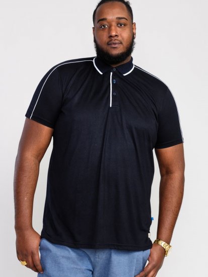 D555 Sussex Jersey Polo Shirt Dark Navy - Polokošele - Polokošele 2XL-8XL