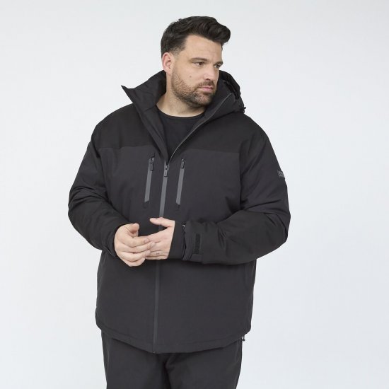 North Latitude Ski Jacket Black - Lyžiarske oblečenie - Zimné oblečenie pre veľké veľkosti