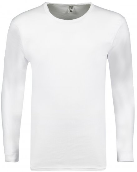 Adamo Royal Fine Ribbed Long sleeve Under-T-shirt White - Spodná bielizeň - Spodné Prádlo 2XL-8XL