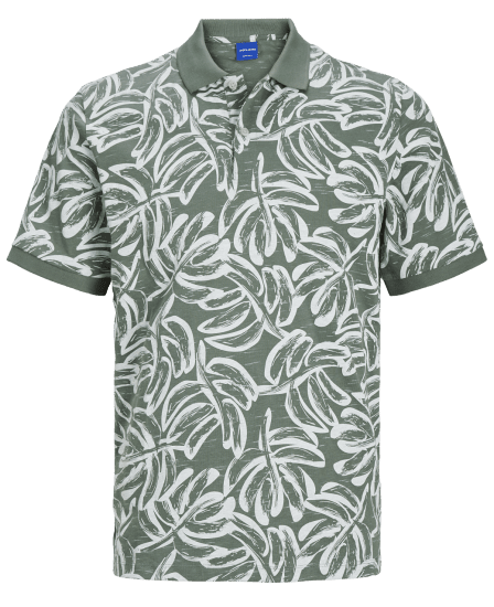 Jack & Jones JORLAFAYETTE AOP Polo Laurel Wreath - Polokošele - Polokošele 2XL-8XL