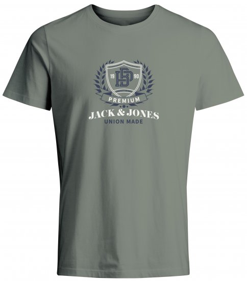 Jack & Jones JPRBLUCAMERON T-Shirt Laurel Wreath - Tričká - Nadrozmerné tričká - 2XL-14XL