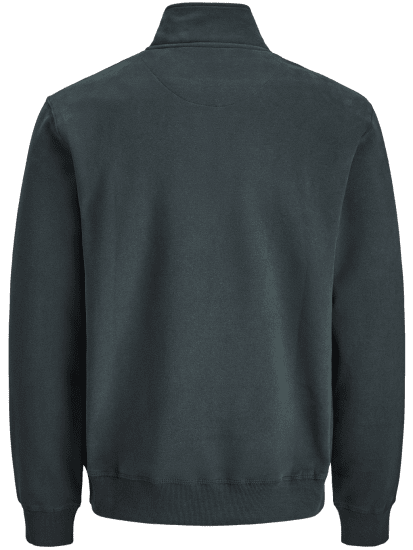 Jack & Jones Bleecker Branding High Neck Sweatshirt Forest River - Mikiny & mikiny bez kapucne - Mikiny & Mikiny s Kapucňou 2XL-12XL