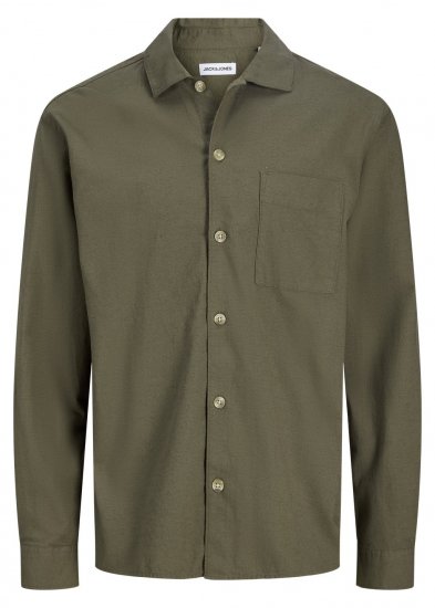 Jack & Jones Tristan Overshirt khaki - Košele - Košele 2XL-10XL