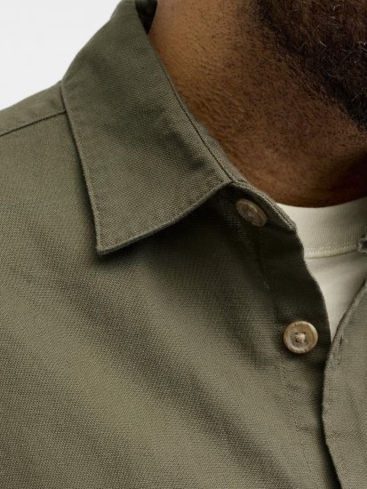 Jack & Jones Tristan Overshirt khaki - Košele - Košele 2XL-10XL