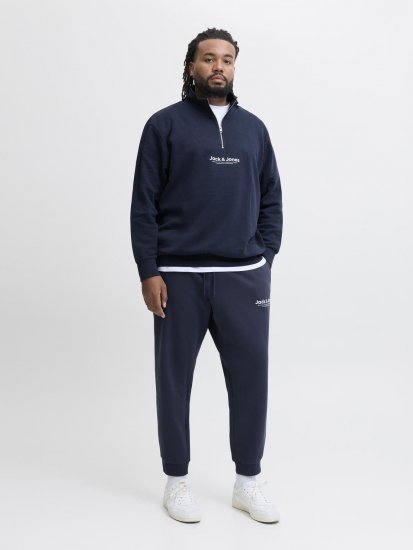 Jack & Jones Vesterbro tepláková súprava námornícka modrá - Mikiny & mikiny bez kapucne - Mikiny & Mikiny s Kapucňou 2XL-12XL