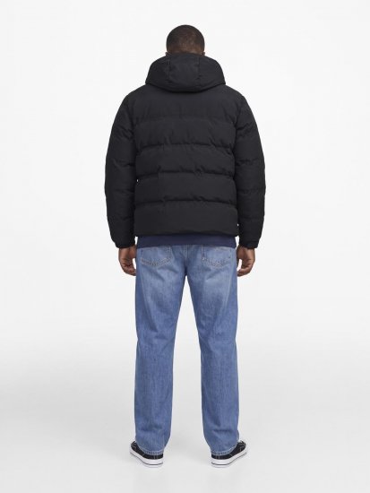 Jack & Jones Sage Prešívaná bunda Čierna - Bundy - Bundy Nadmerné Veľkosti 2XL-8XL