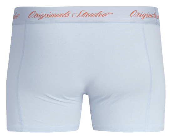 Jack & Jones Jacnorrebro Jednofarebné Boxerky 3 Balenie Modré - Spodná bielizeň - Spodné Prádlo 2XL-8XL