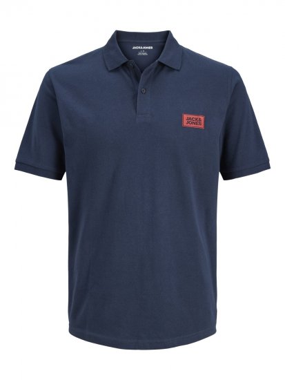 Jack & Jones Rush polokošeľa 2 ks čierna/námornícka modrá - Polokošele - Polokošele 2XL-8XL