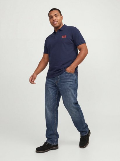Jack & Jones Rush polokošeľa 2 ks čierna/námornícka modrá - Polokošele - Polokošele 2XL-8XL