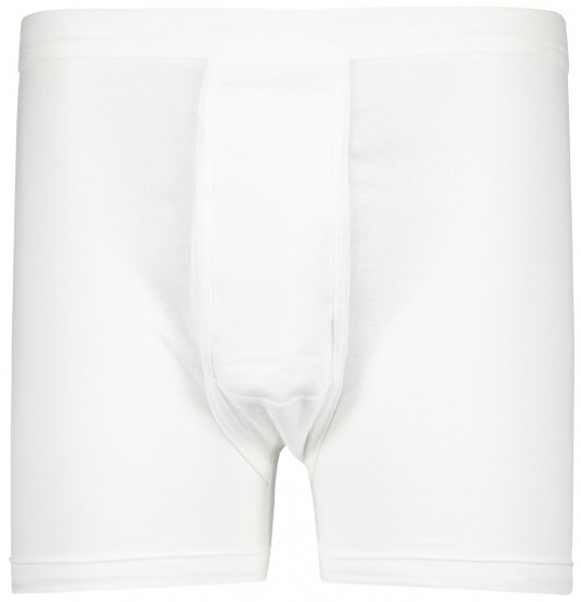 Adamo Royal Fine Ribbed Boxer shorts White - Spodná bielizeň - Spodné Prádlo 2XL-8XL