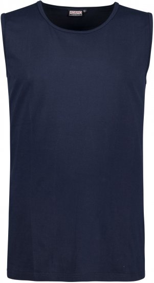 Adamo Rod Comfort Fit Tank Top Navy - Tričká - Nadrozmerné tričká - 2XL-14XL