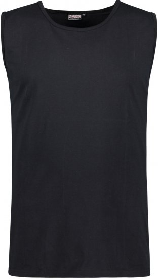Adamo Rod Comfort Fit Tank Top Black - Tričká - Nadrozmerné tričká - 2XL-14XL