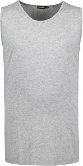 Adamo Rod Comfort Fit Tank Top Grey - Tričká - Nadrozmerné tričká - 2XL-14XL