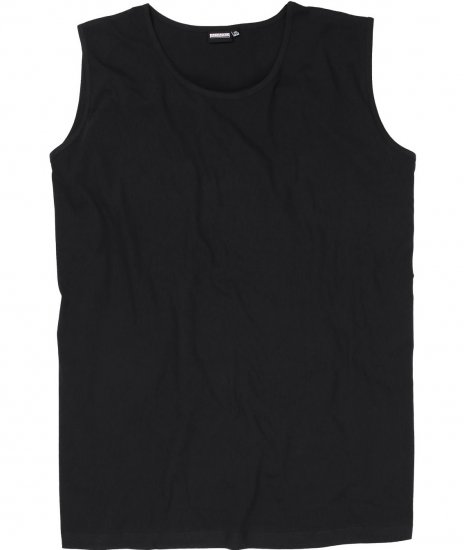 Adamo Rod Comfort Fit Tank Top Black - Tričká - Nadrozmerné tričká - 2XL-14XL