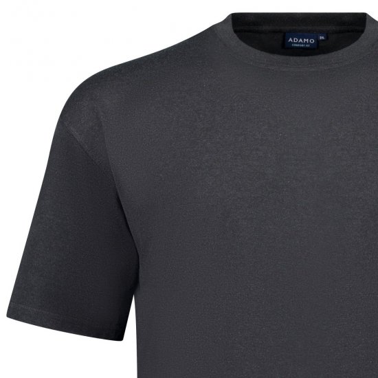 Adamo 129420 Tričko 2 ks Tmavosivý melír - Tričká - Nadrozmerné tričká - 2XL-14XL
