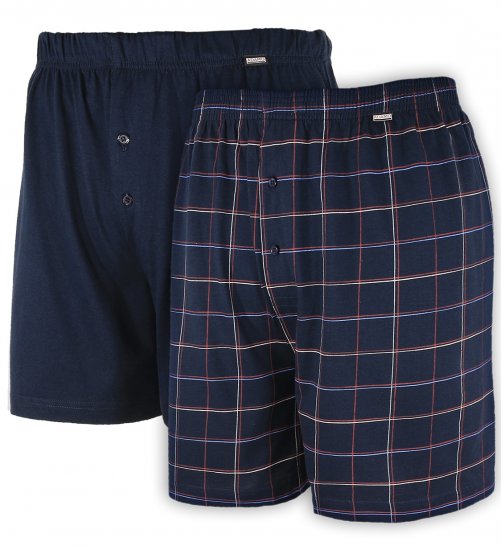 Adamo Daniel Boxershorts Navy 2-pack - Spodná bielizeň - Spodné Prádlo 2XL-8XL