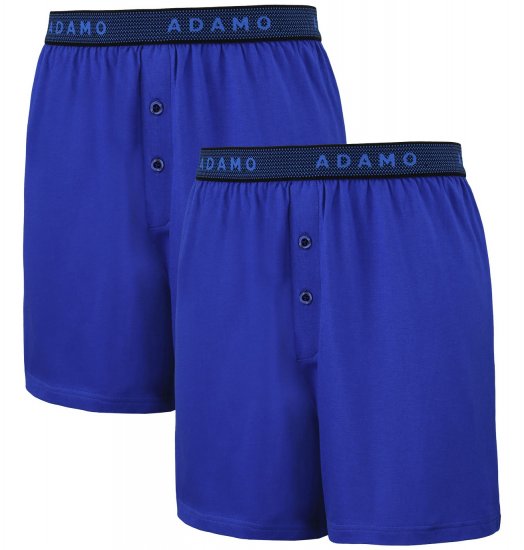 Adamo Jonas Boxershorts Royal Blue 2-pack - Spodná bielizeň - Spodné Prádlo 2XL-8XL