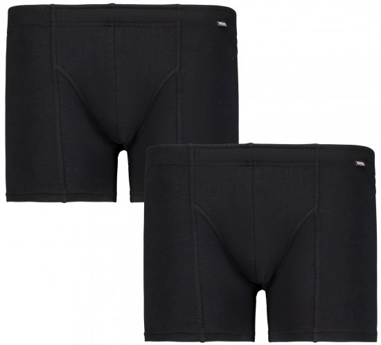 Adamo Jack Boxer shorts 2-pack Black - Spodná bielizeň - Spodné Prádlo 2XL-8XL