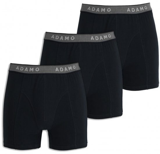 Adamo Jerry Maxi Boxers 703 Black 3-pack - Spodná bielizeň - Spodné Prádlo 2XL-8XL