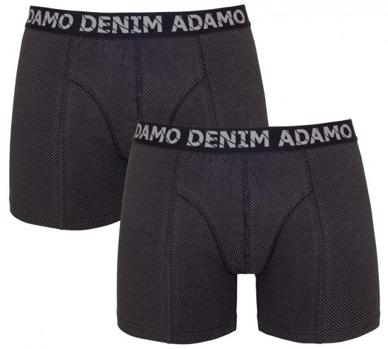 Adamo Julian Maxi Boxers Black 2-pack - Spodná bielizeň - Spodné Prádlo 2XL-8XL