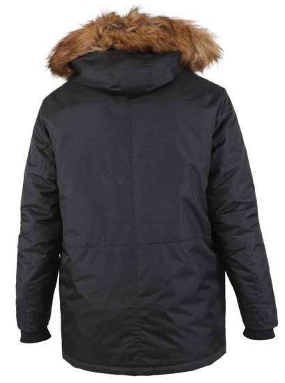D555 Lovett Parka Black - Bundy - Bundy Nadmerné Veľkosti 2XL-8XL