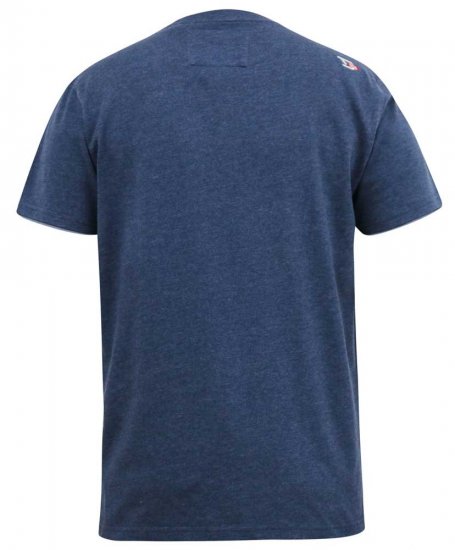 D555 ALFRED 2-Pack Brand Carrier Printed Crew Neck T-Shirts - Tričká - Nadrozmerné tričká - 2XL-14XL