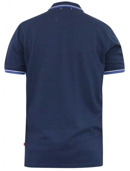 D555 SALFORD 1 Pique Polo Navy - Polokošele - Polokošele 2XL-8XL