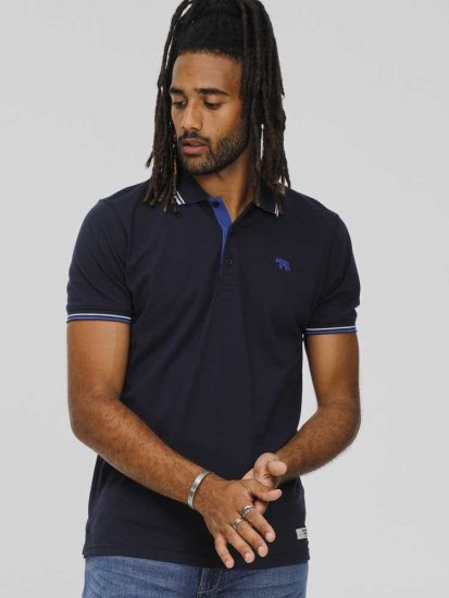 D555 SALFORD 1 Pique Polo Navy - Polokošele - Polokošele 2XL-8XL