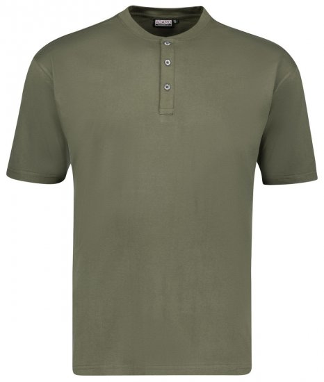 Adamo 139011 Serafino tričko Olivovo zelené - Tričká - Nadrozmerné tričká - 2XL-14XL